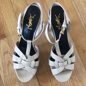 YSL heels WORN 38.5